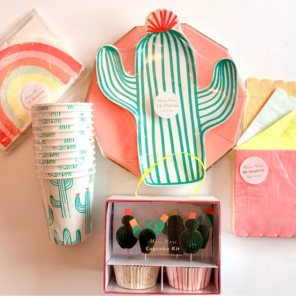 Meri Meri cactus cupcake